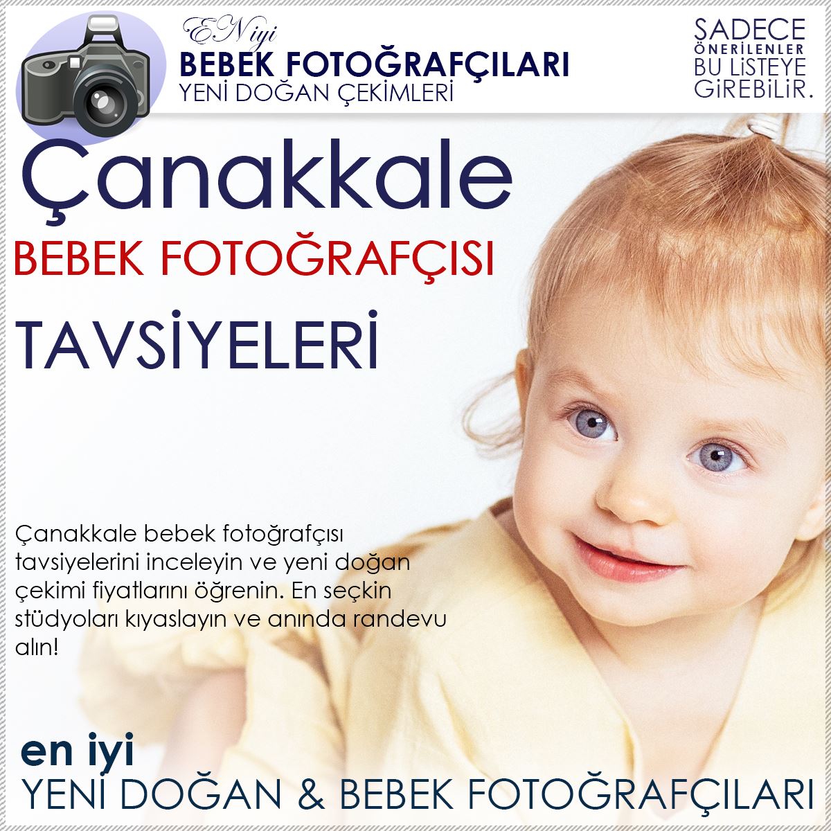Çanakkale Bebek Fotoğrafçıları