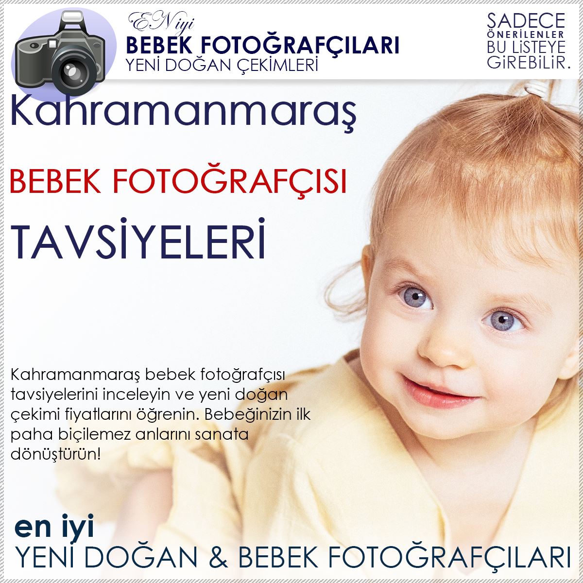 Kahramanmaraş Bebek Fotoğrafçıları