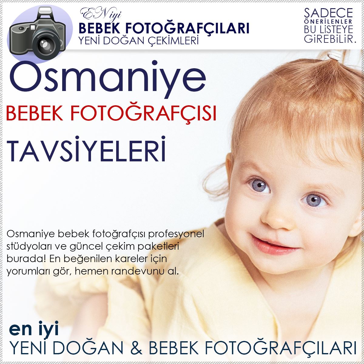 Osmaniye Bebek Fotoğrafçısı Tavsiyeleri ve Yeni Doğan Çekimi Fiyatları