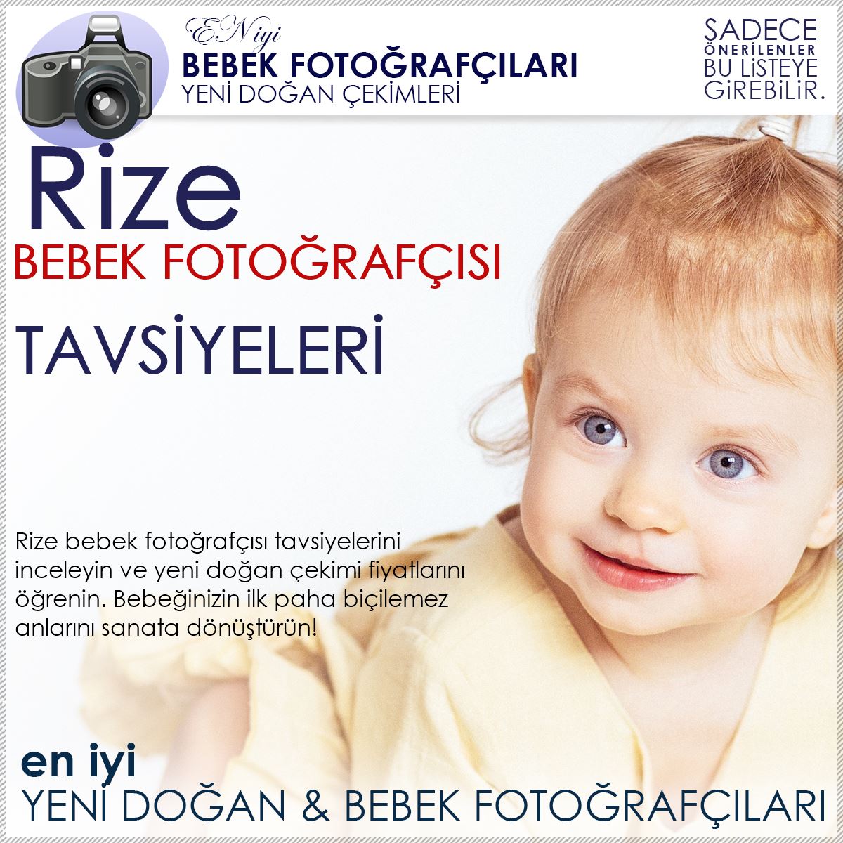 Rize Bebek Fotoğrafçısı Tavsiyeleri ve Yeni Doğan Çekimi Fiyatları