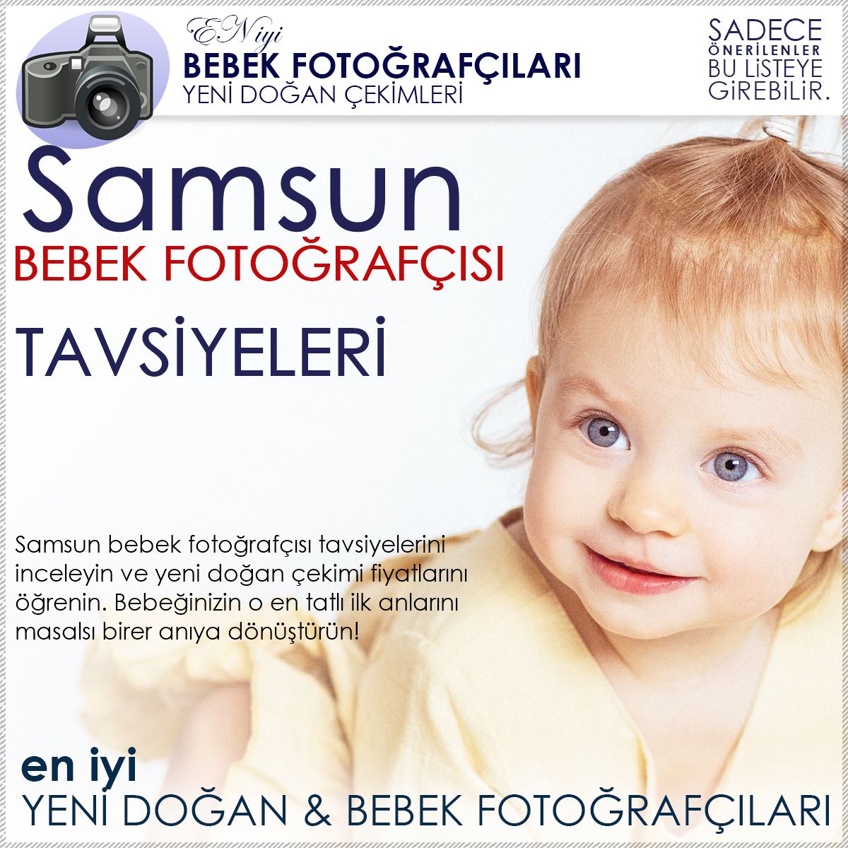 Samsun Bebek Fotoğrafçısı Tavsiyeleri ve Yeni Doğan Çekimi Fiyatları